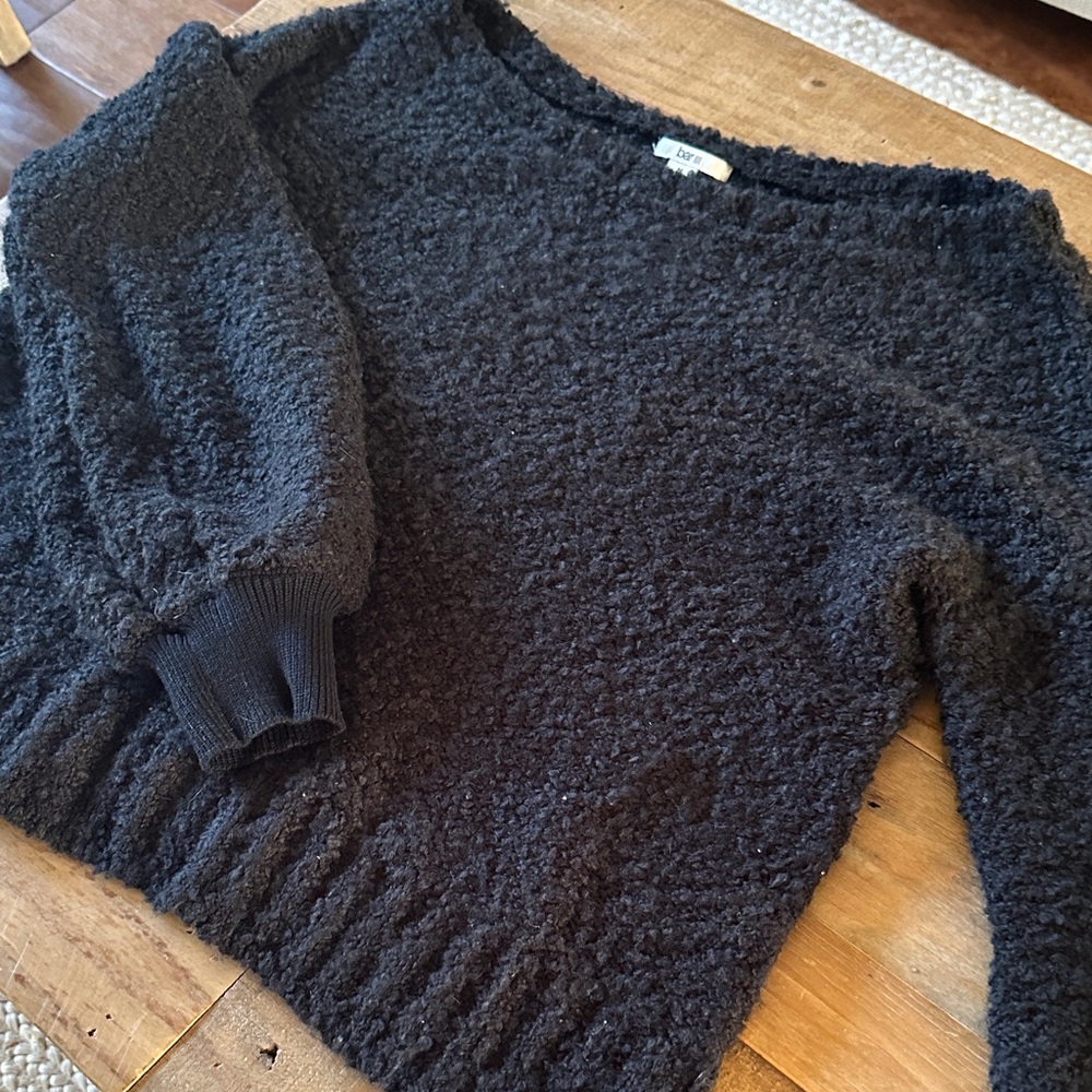 Bar III Textured Black Sweater - Picture 11 of 13